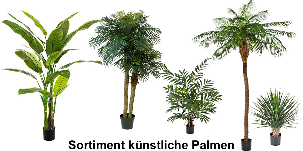 Künstliche Palmen